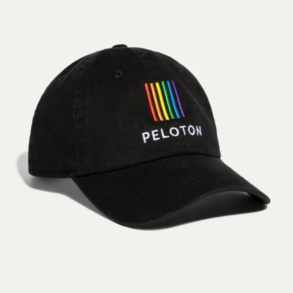 Peloton Pride Hat Black Limited SnapBack Rainbow - Picture 2 of 3